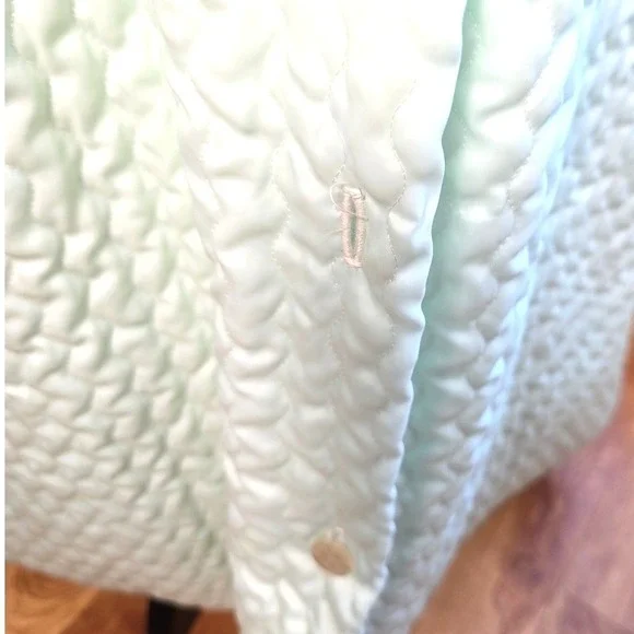 60s Vintage Christian Dior Lane Bryant Robe Women's‎ Small Quilted Lace Robe - Picture 7 of 16